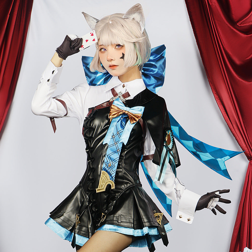 Genshin Impact Fontaine Lynette Lyney Full Set Cosplay Costume