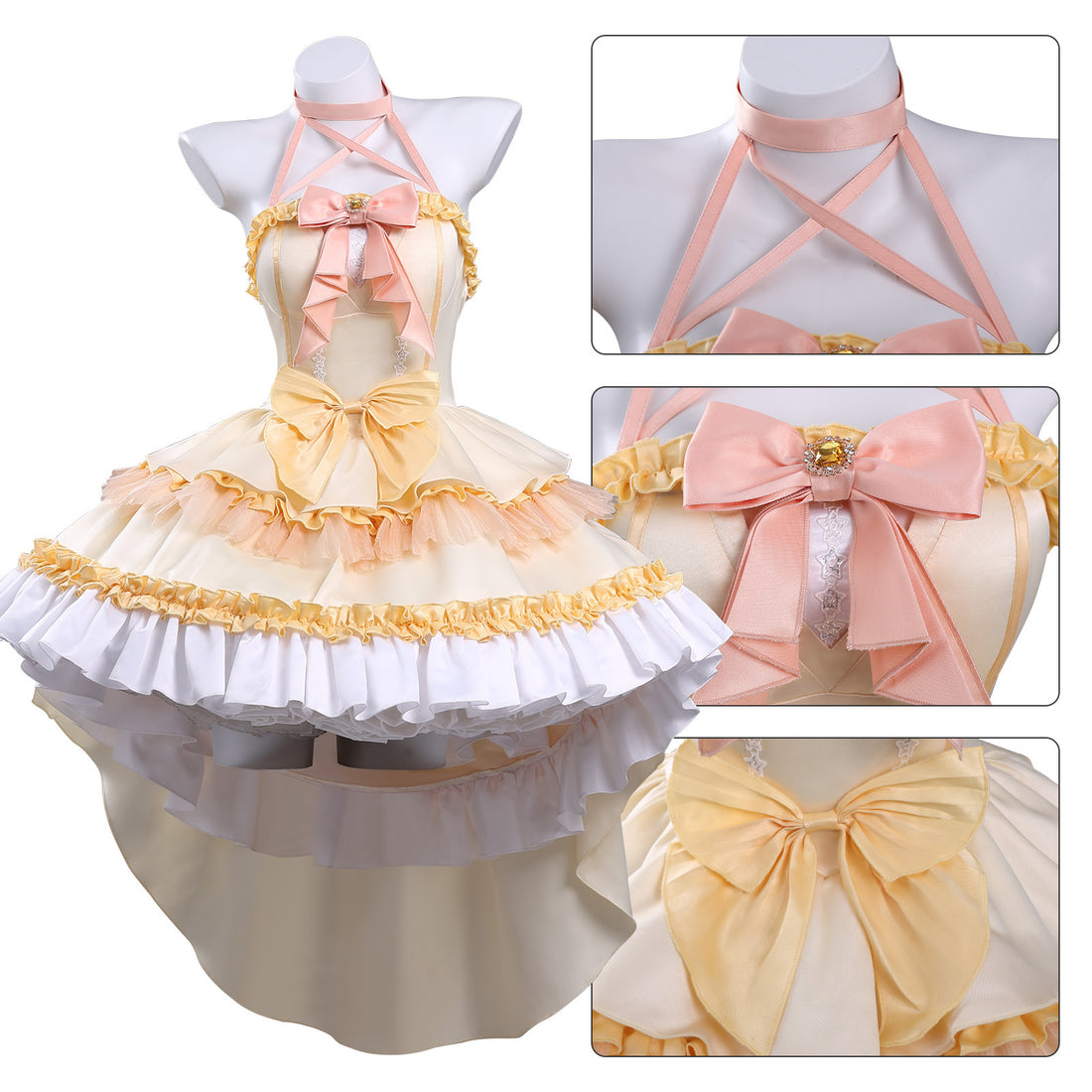 Puella Magi Madoka Magica Tomoe Mami Stage Outfit Cosplay Costumes