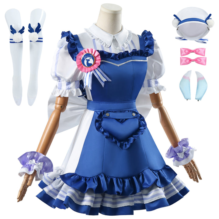 Game Genshin Impact Sigewinne X Luckin Coffee Cosplay Costumes