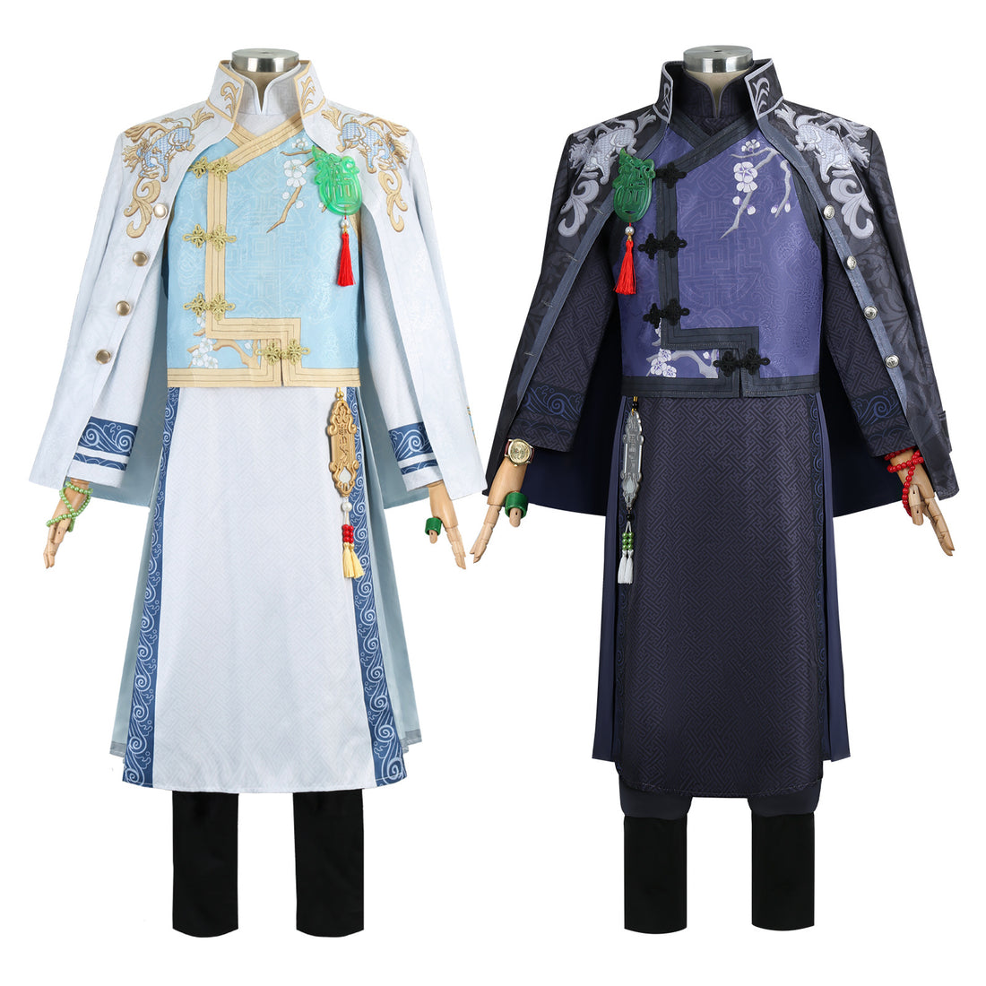 Identity V Under Truth Qilin Merchant Black White Wu Chang Cosplay Costumes