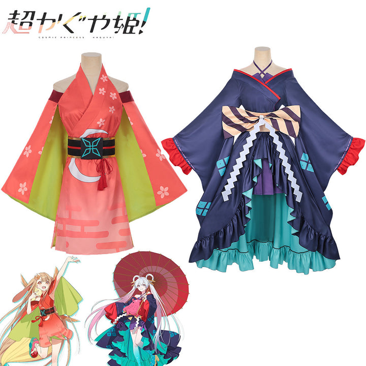 Cosmic Princess Kaguya! Kaguya Runami Yachiyo Cosplay Costumes