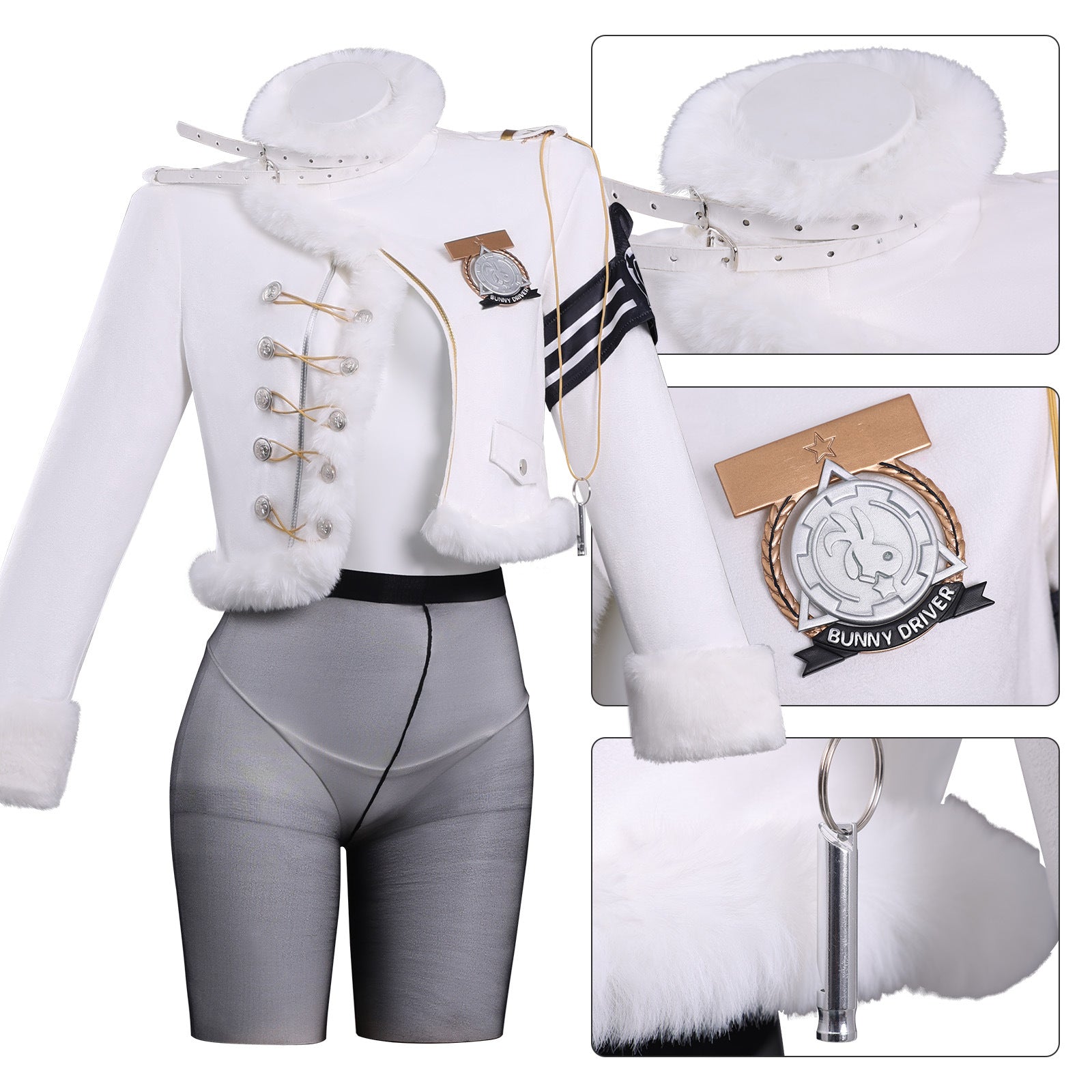 NIKKE: The Goddess of Victory Blanc Lucky Express Cosplay Costumes