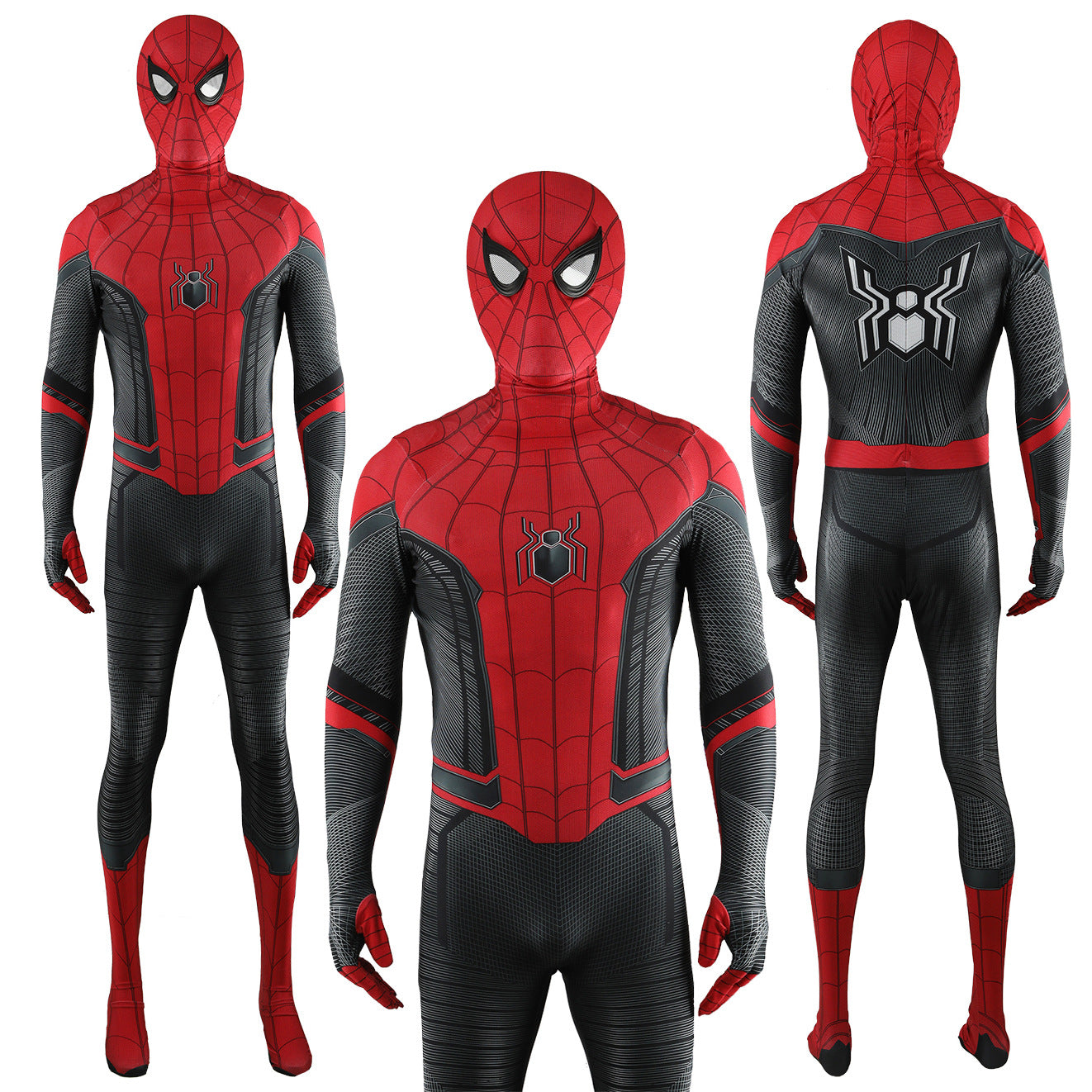 Far From Home Spider-Man Jumpsuits Cosplay Costume Kids Adult Halloween Bodysuit - coscrew