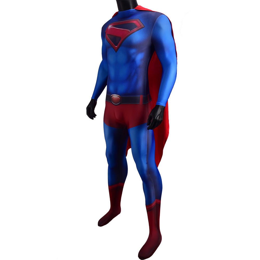 Crisis on Infinite Earths Superman Jumpsuits Cosplay Costume Kids Adult Halloween Bodysuit