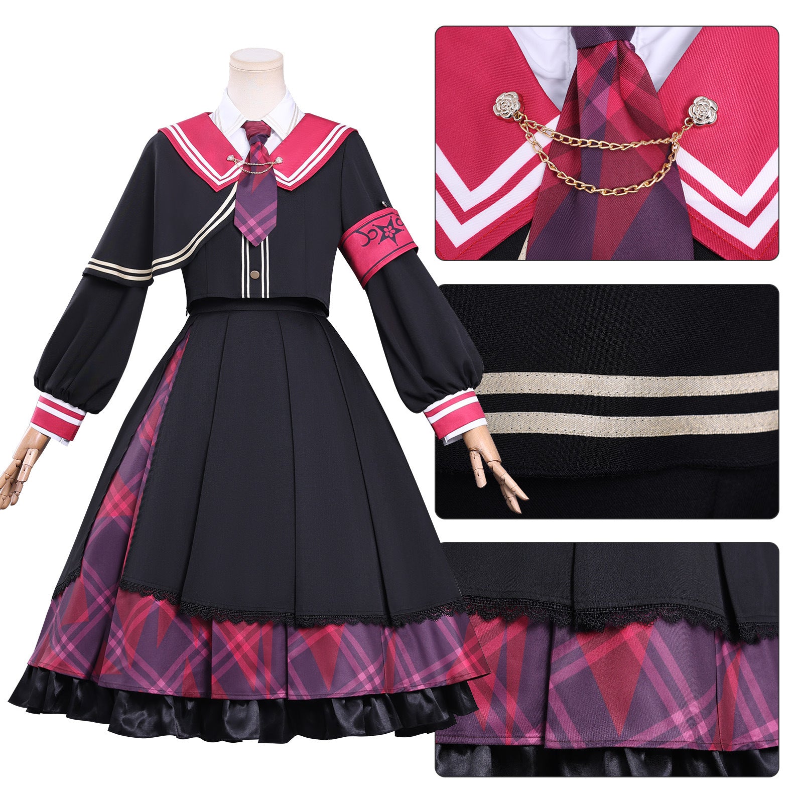 Magical Girl Witch Trials Nikaidou Hiro Full Set Cosplay Costumes