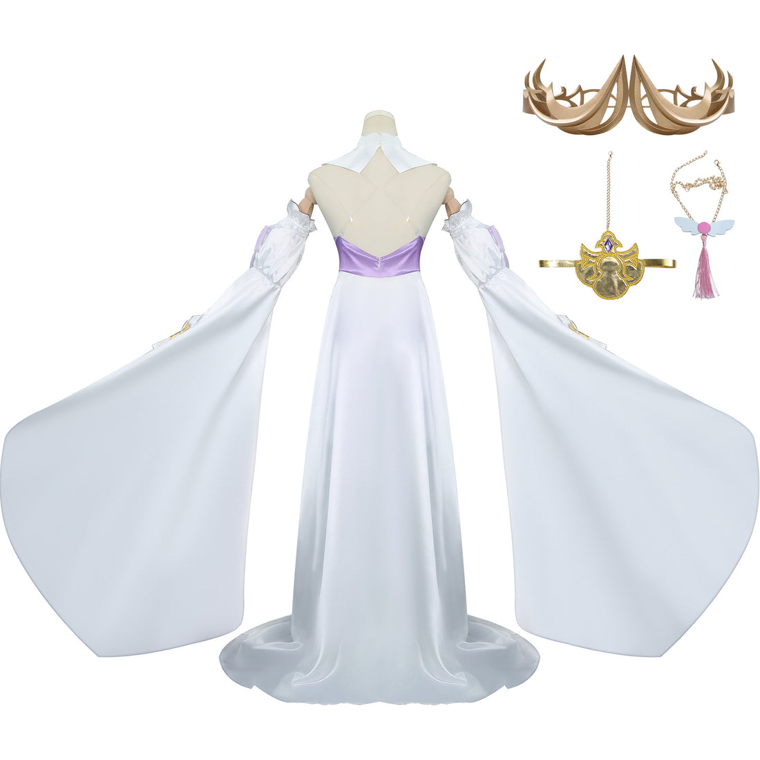 Game Honkai Impact 3 Elysia Angel Returns Fullset Cosplay Costumes