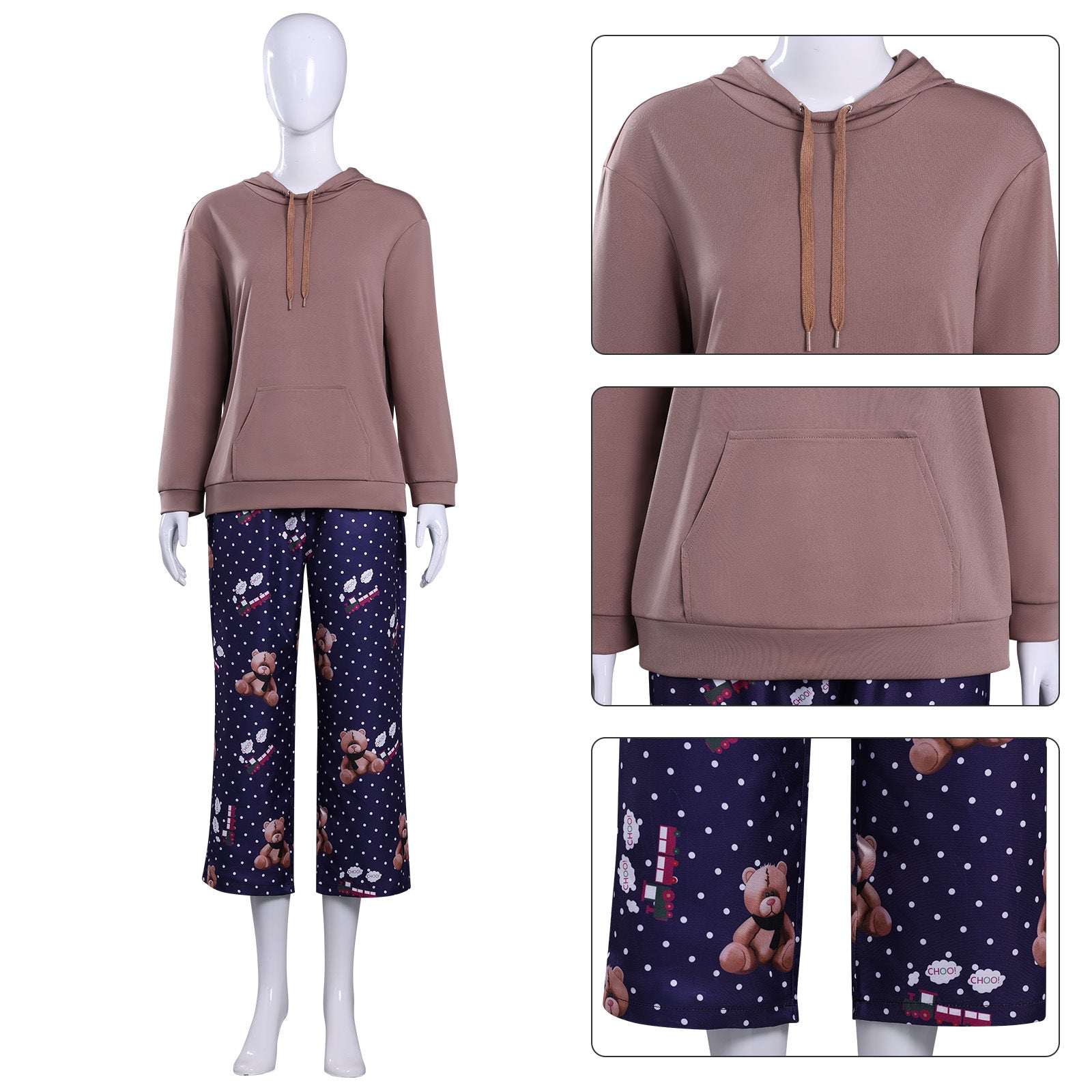 KPop Demon Hunters Rumi Loungewear Pajamas Fullset Cosplay Costumes