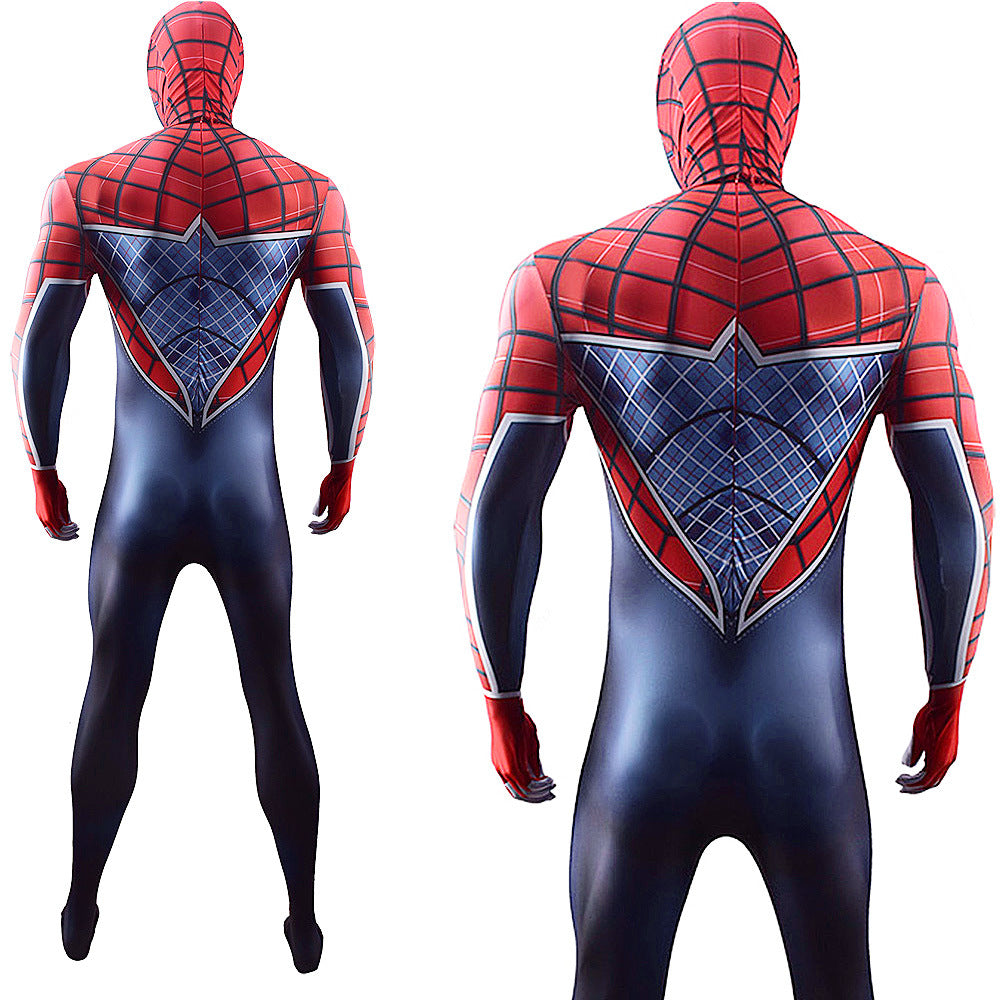 ps4 punk spider man jumpsuits cosplay costume kids adult halloween bodysuit