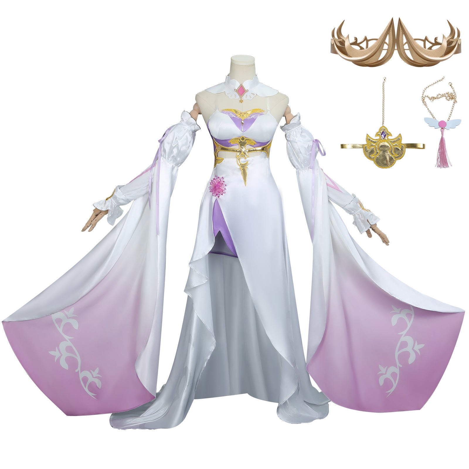 Game Honkai Impact 3 Elysia Angel Returns Fullset Cosplay Costumes