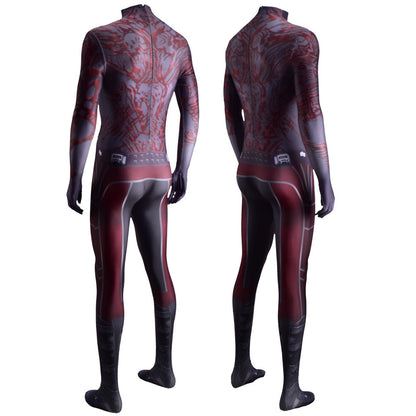guardians of galaxy gotg drax the destroyer jumpsuits costume kids adult bodysuit