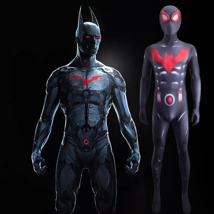 batman beyond spider man jumpsuits cosplay costume kids adult halloween bodysuit