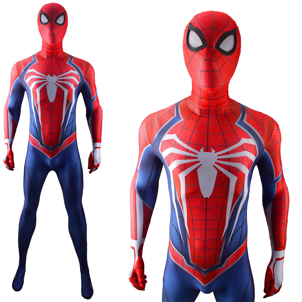 upgraded ps4 spider man jumpsuits cosplay costume kids adult halloween bodysuit