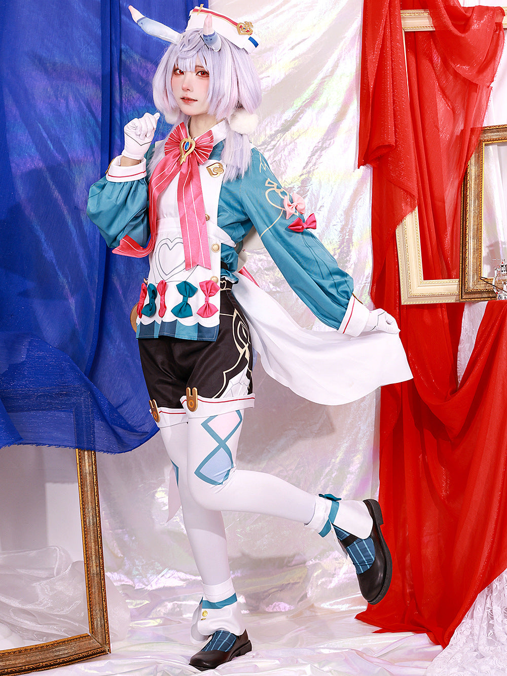 Genshin Impact Fontaine Sigewinne Full Set Cosplay Costume