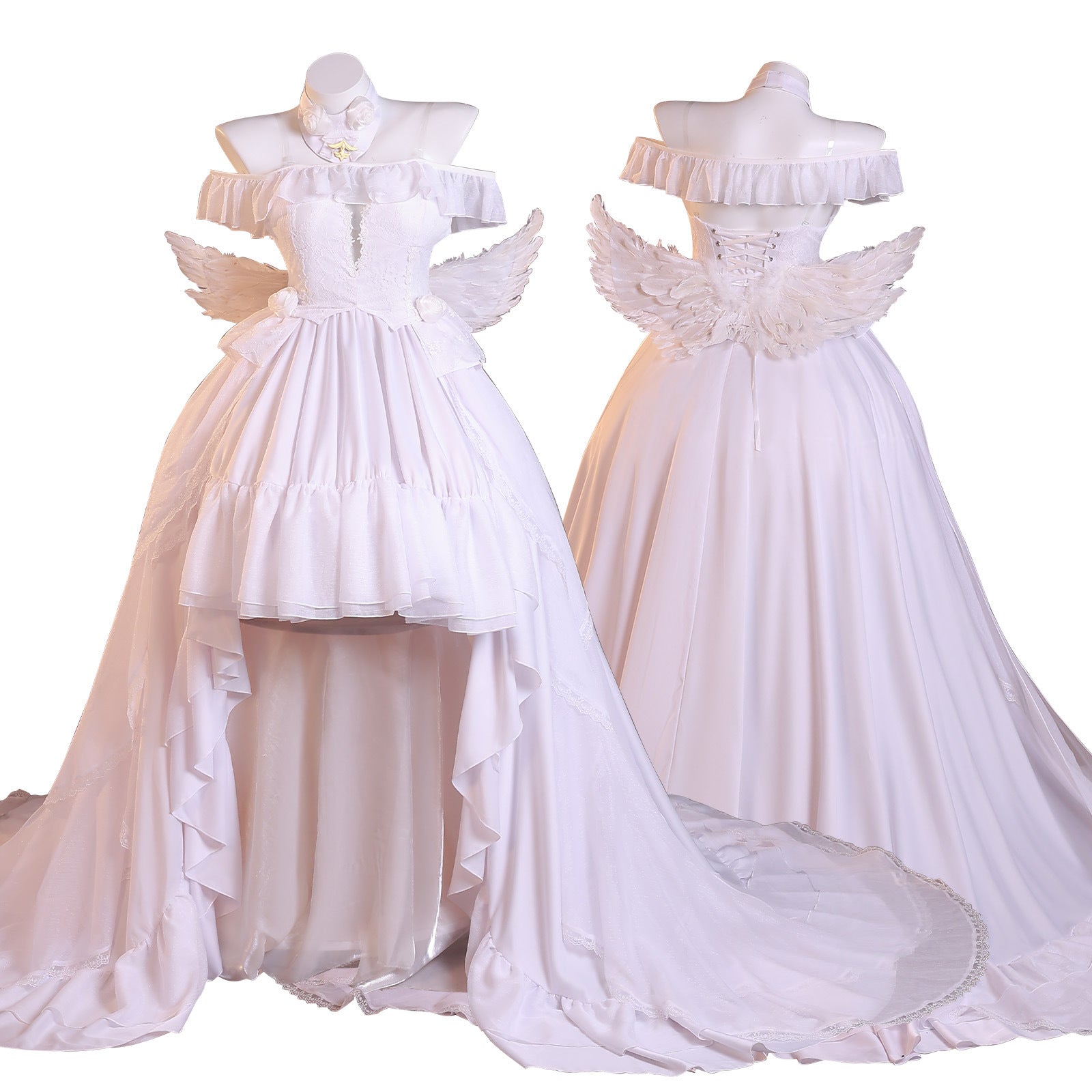 Azur Lane Janus White Rabbit's Promise Wedding Dress Cosplay Costumes