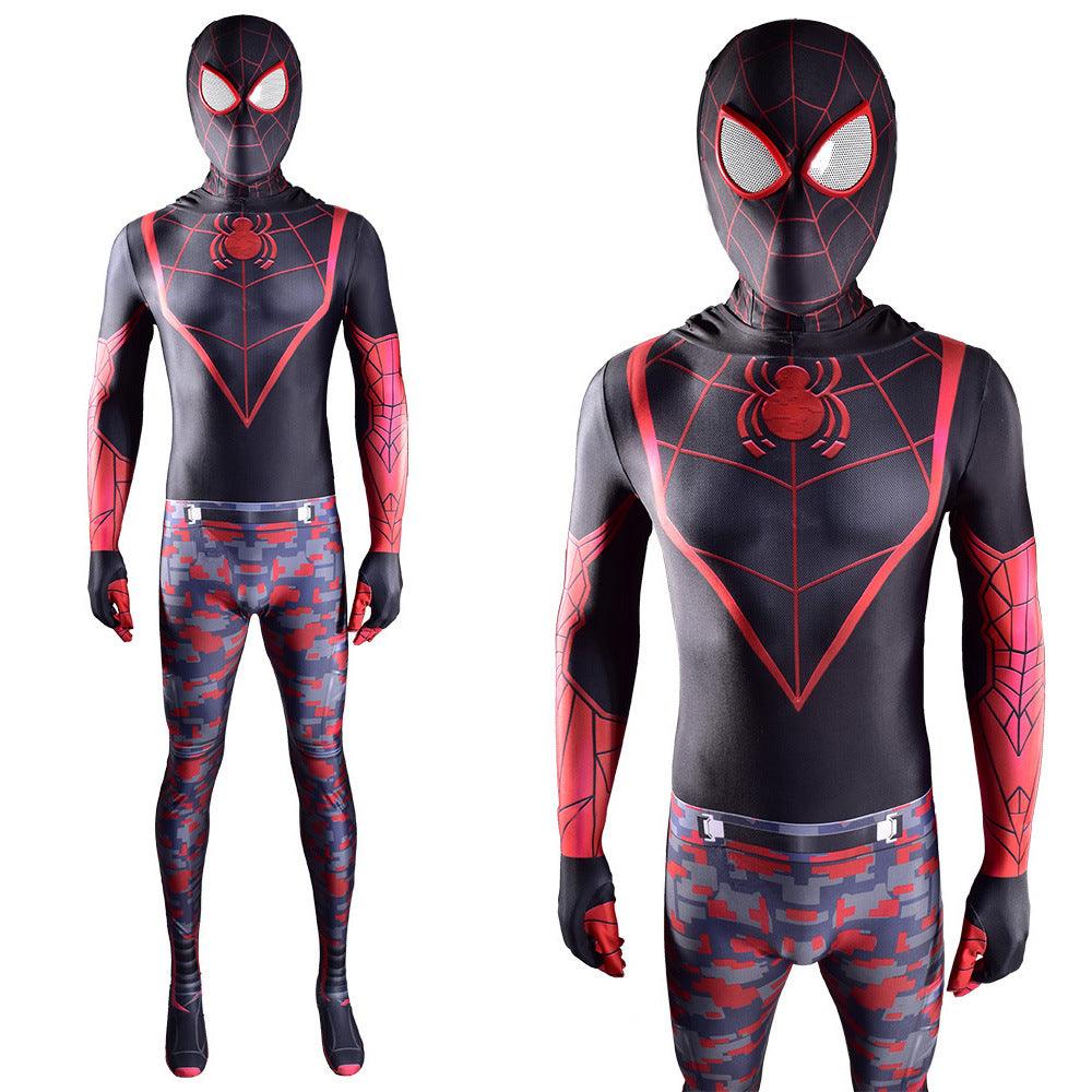 Miles Morales Spider Women Jumpsuit Cosplay Costume Adult & Kids Halloween  Suit