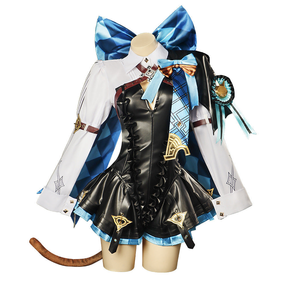 Genshin Impact Fontaine Lynette Lyney Full Set Cosplay Costume