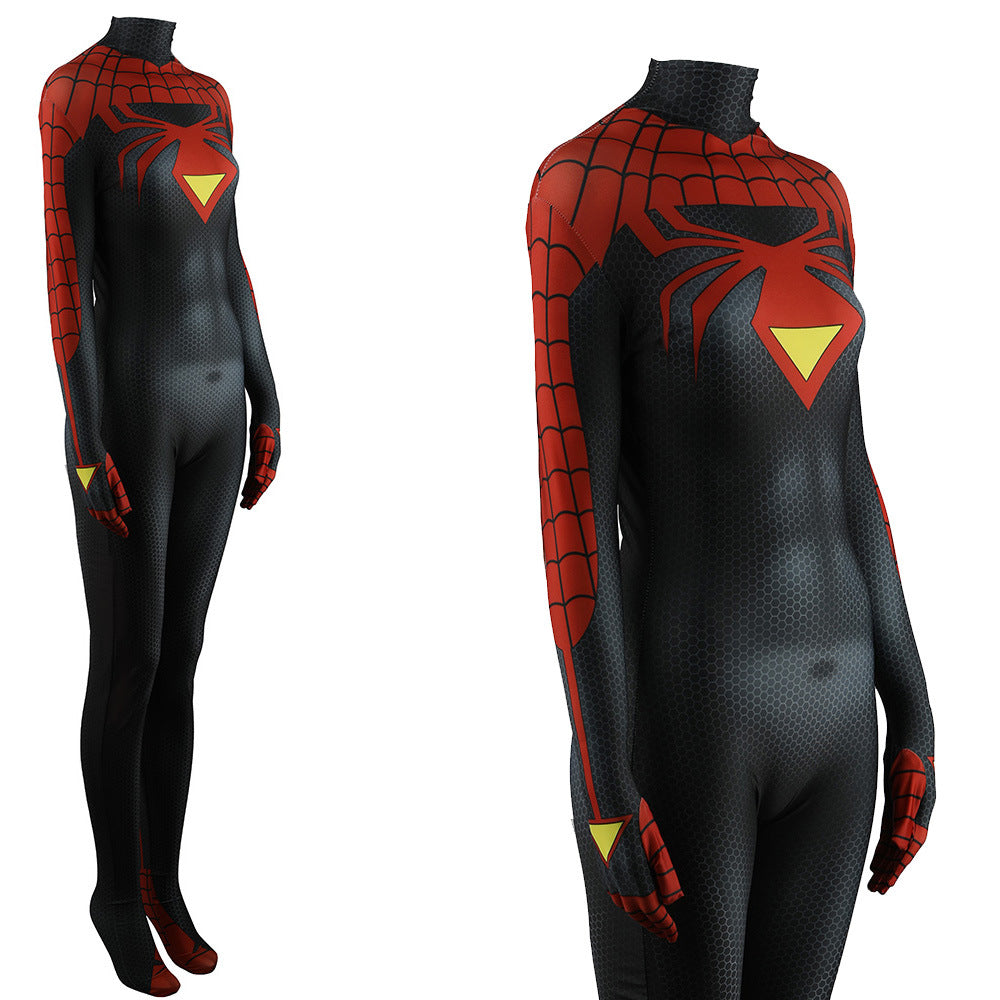 Spider-Woman Spiderman Jumpsuits Cosplay Costume Kids Adult Halloween Bodysuit - coscrew