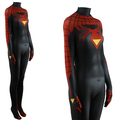 Spider-Woman Spiderman Jumpsuits Cosplay Costume Kids Adult Halloween Bodysuit - coscrew