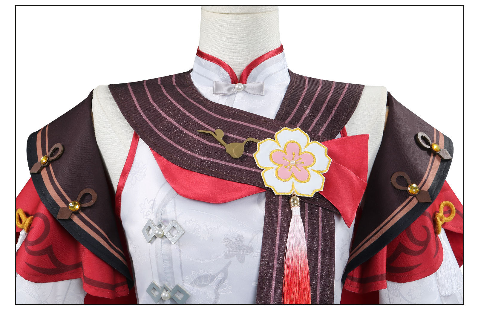 Genshin Impact Lantern Rite Hu Tao Crimson Snow Cosplay Costumes