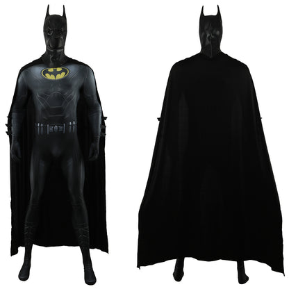 The Flash Michael Keaton Batman Jumpsuits Costume Kids Adult Halloween Bodysuit - coscrew