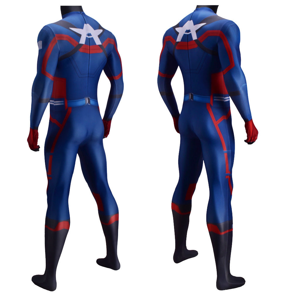 the falcon and the winter soldier captain america jumpsuits kids adult halloween bodysuit 1