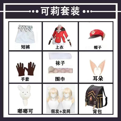Genshin Impact Klee Knights of Favonius Full Set Cosplay Costume