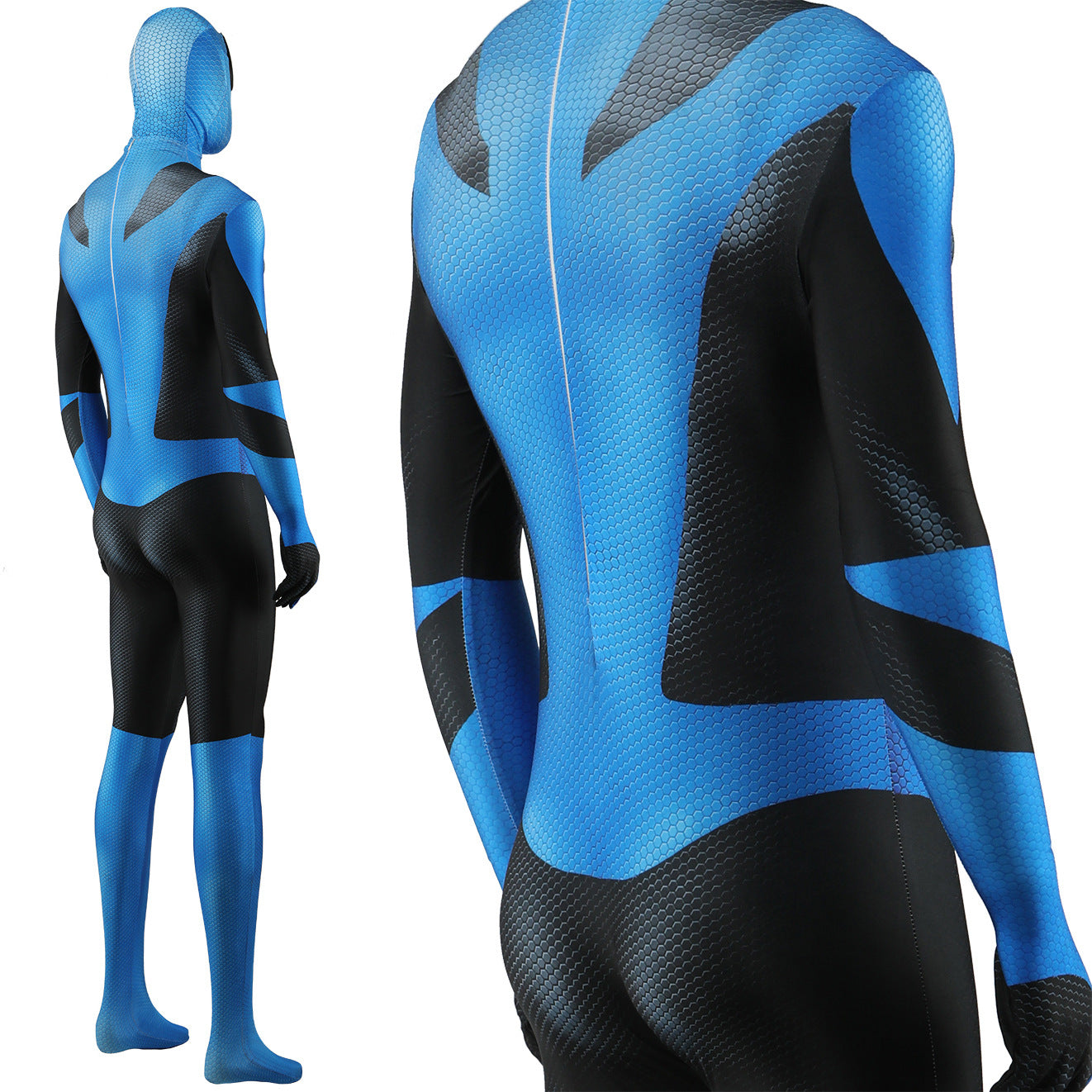 the blue lantern spider man jumpsuits cosplay costume kids adult halloween bodysuit