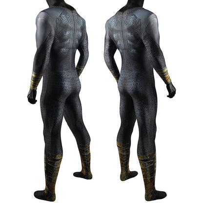 black adam jumpsuits cosplay costume kids adult halloween bodysuit