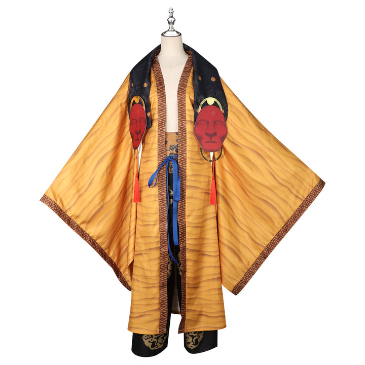 Black Myth Wukong Demon King Huang Mei Full Set Cosplay Costumes