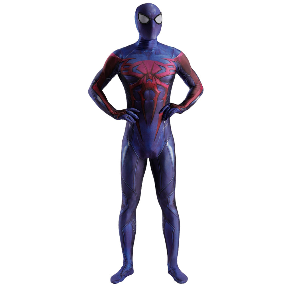 ps4 2099 spiderman miguel ohara jumpsuits costume kids adult halloween bodysuit