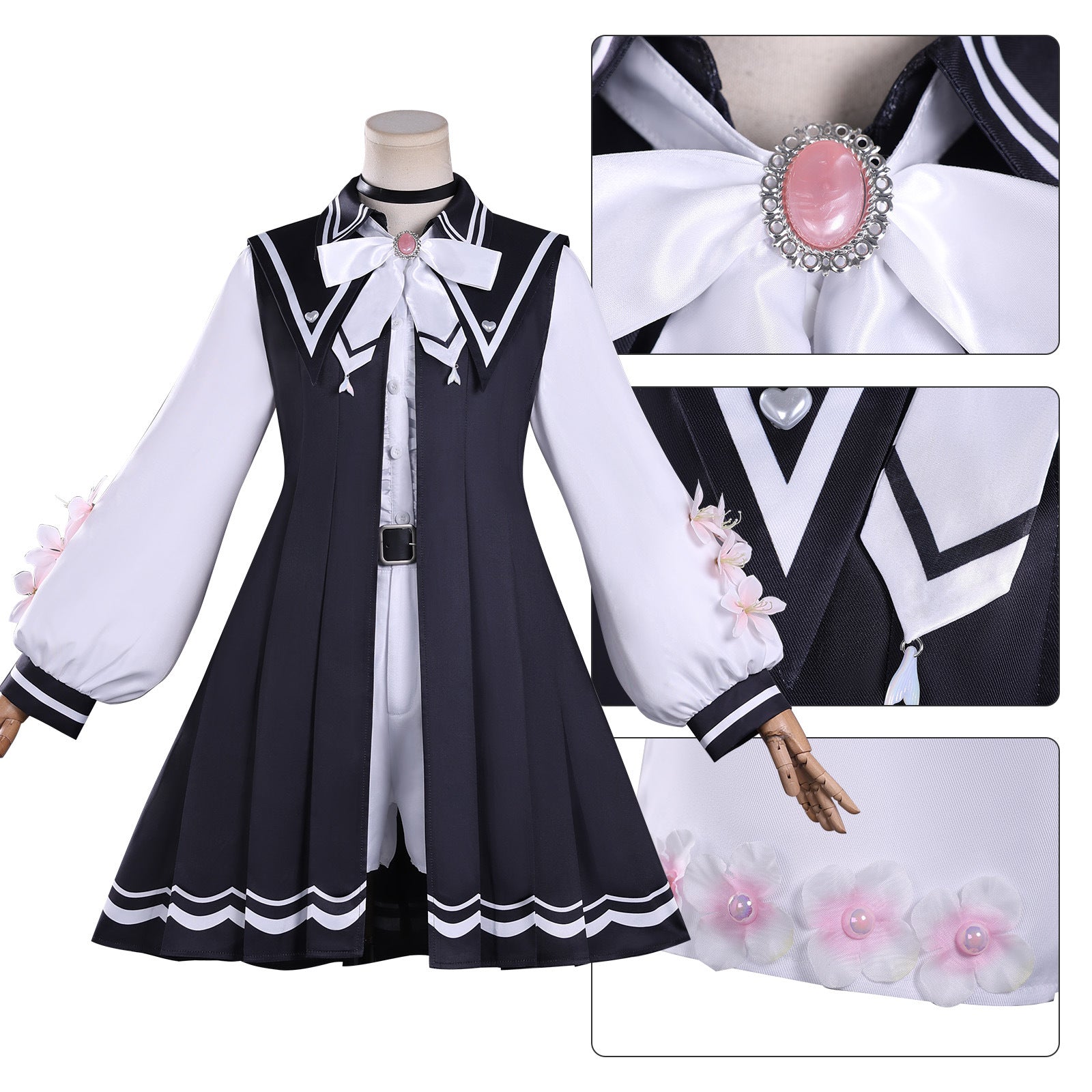 Magical Girl Witch Trials Sakuraba Ema Full Set Cosplay Costumes