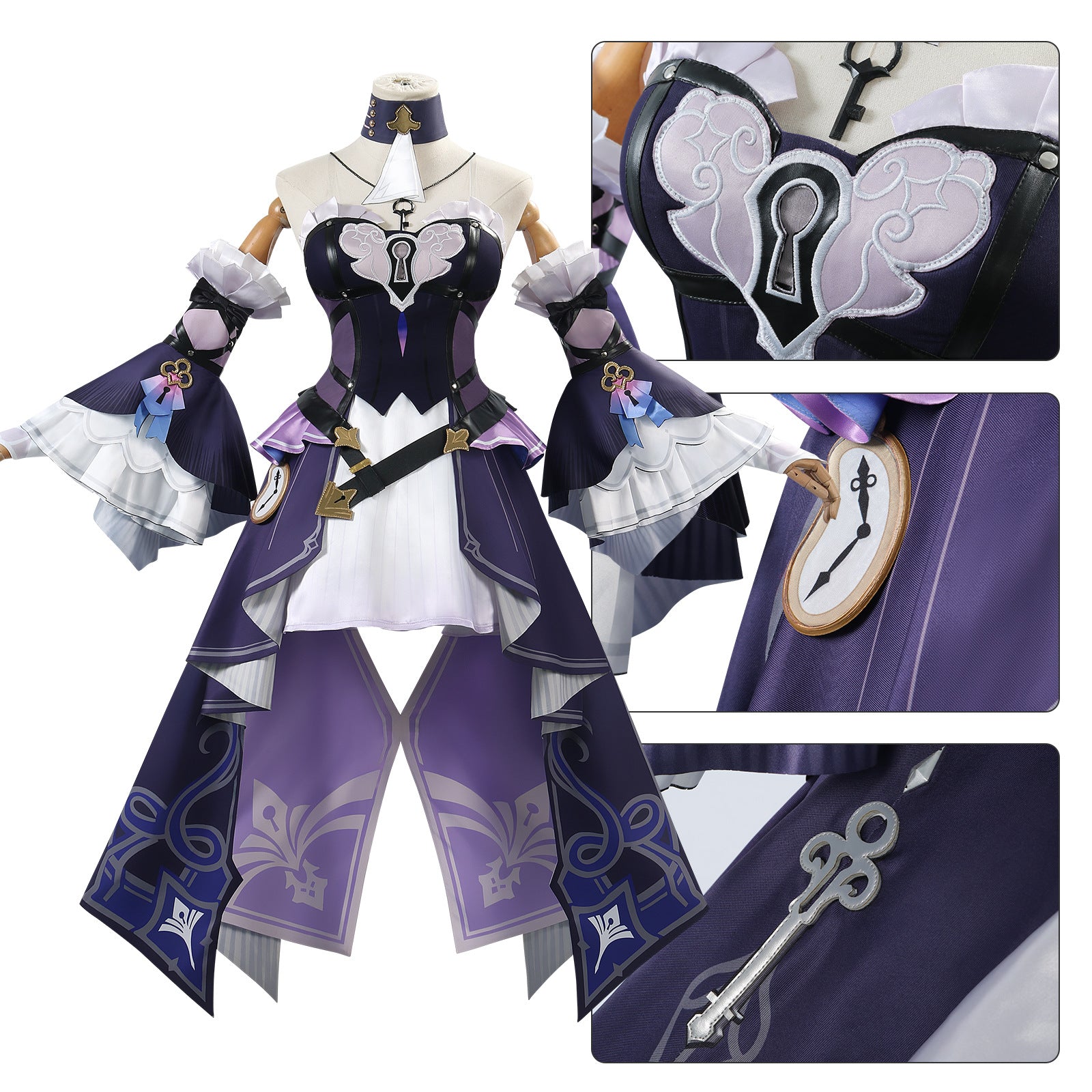 Game Honkai: Star Rail The Herta Fullset with Hat Cosplay Costumes