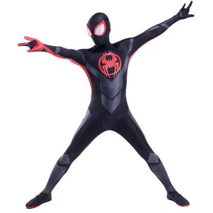 miles morales spider man across the spider verse jumpsuits costume bodysuit