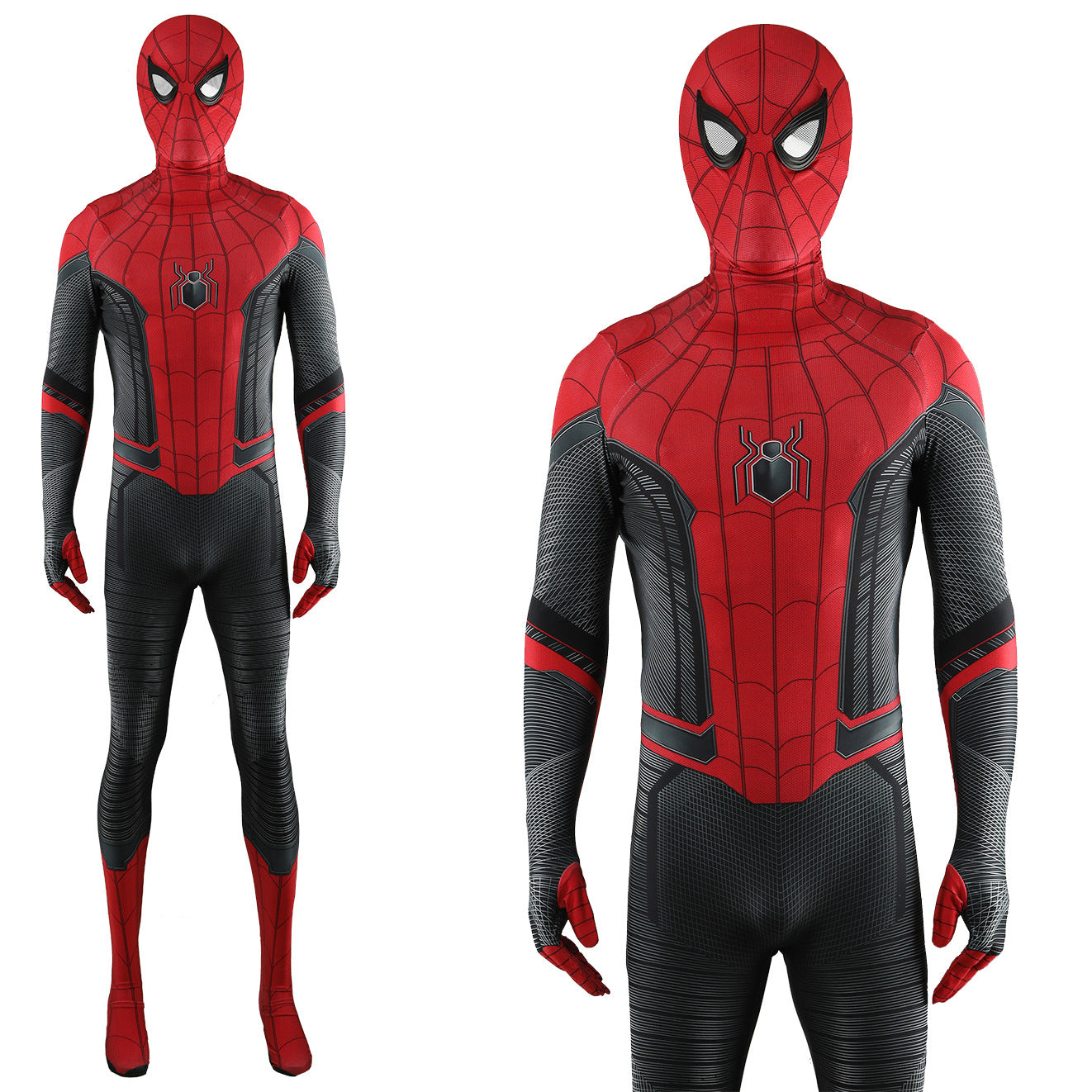 Far From Home Spider-Man Jumpsuits Cosplay Costume Kids Adult Halloween Bodysuit - coscrew