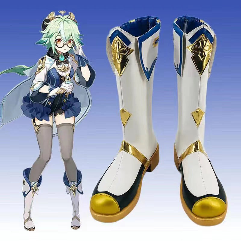Genshin Impact Sucrose Knights of Favonius Full Set Cosplay Costume