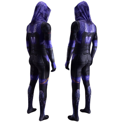 Game Mass Effect 2 Tali Zora vas Normandy Jumpsuits Costume Kids Adult Halloween Bodysuit