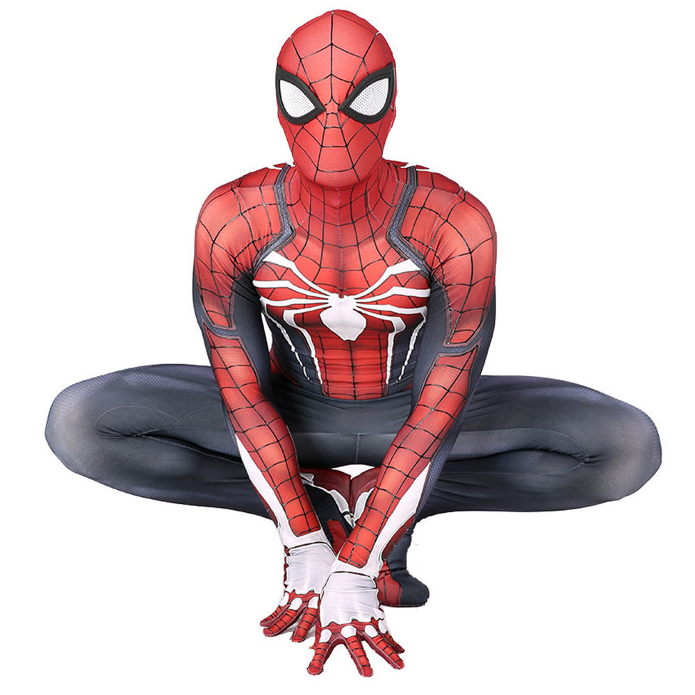 Spider-man PS4 Peter Parker Jumpsuits Cosplay Costume Kids Adult Halloween Bodysuit