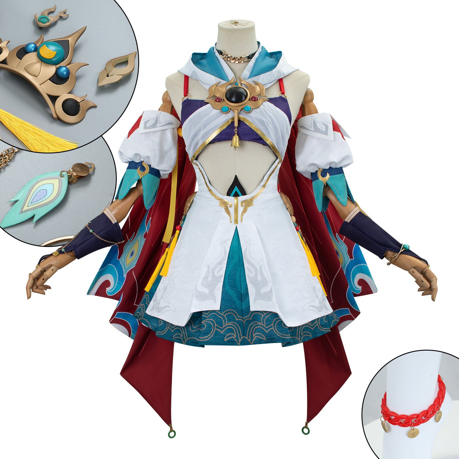 Honkai: Star Rail Flamewheel Eight Leaves Yunli Cosplay Costumes