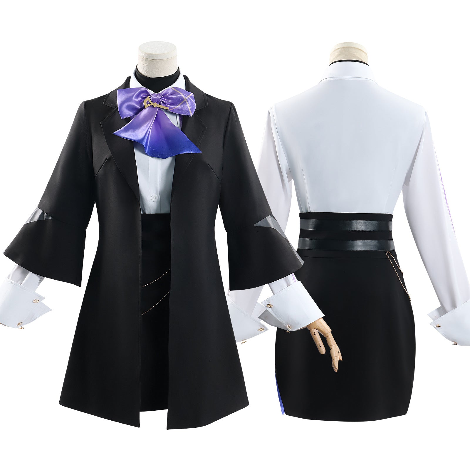 Game Genshin Impact Clorinde X Luckin Coffee Cosplay Costumes