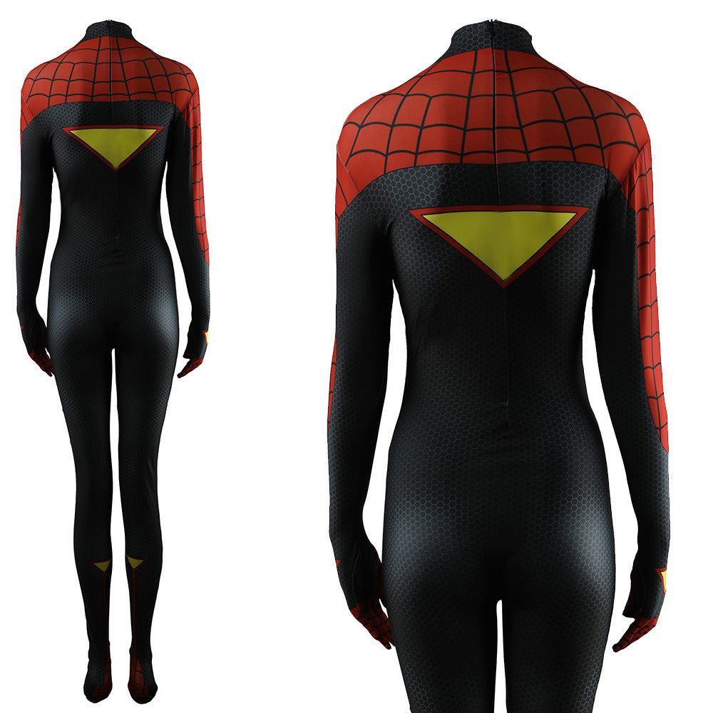 Spider-Woman Spiderman Jumpsuits Cosplay Costume Kids Adult Halloween Bodysuit - coscrew