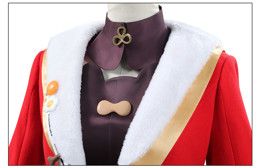 Genshin Impact Lantern Rite Xiangling Christmas Cosplay Costumes