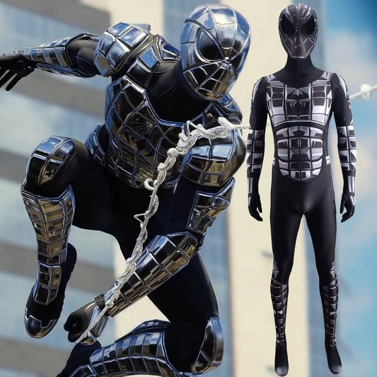 spider man ps4 spider armor mk1 jumpsuits costume kids adult halloween bodysuit