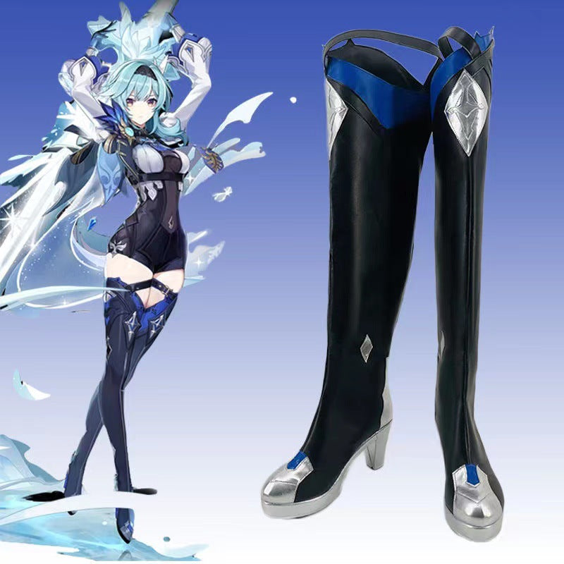 Genshin Impact Eula Lawrence Full Set Cosplay Costume