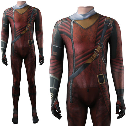 Guardians of the Galaxy Kraglin Jumpsuits Costume Kids Adult Halloween Bodysuit - coscrew