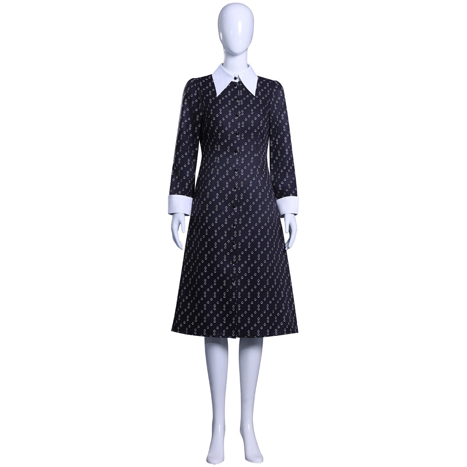 Wednesday 2 Addams Adult and Kids Black Dress Cosplay Costumes