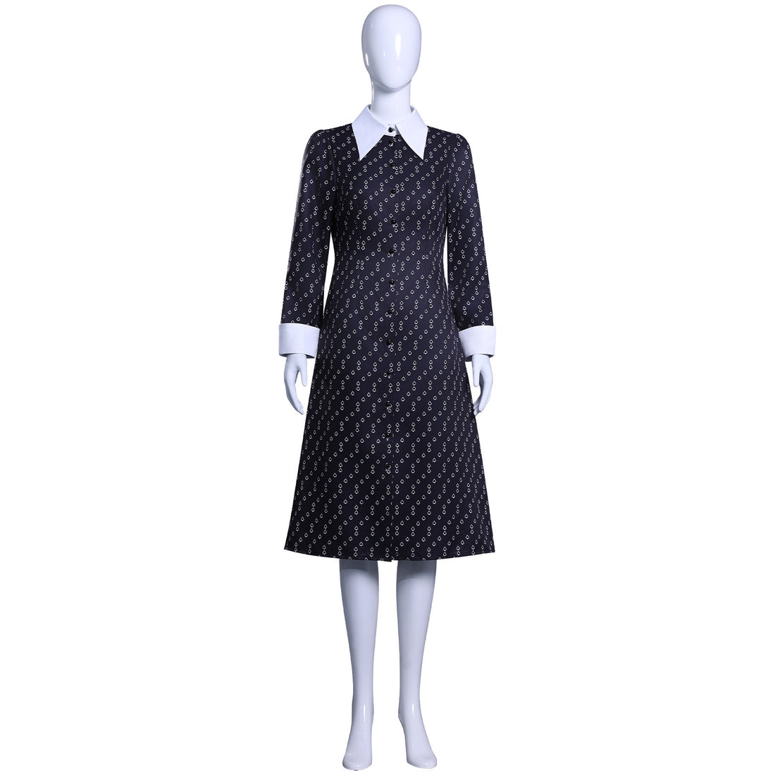 Wednesday 2 Addams Adult and Kids Black Dress Cosplay Costumes