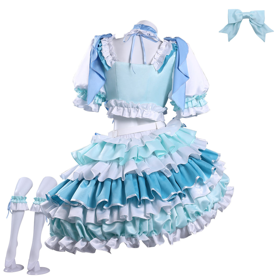 Puella Magi Madoka Magica Miki Sayaka Stage Outfit Cosplay Costumes