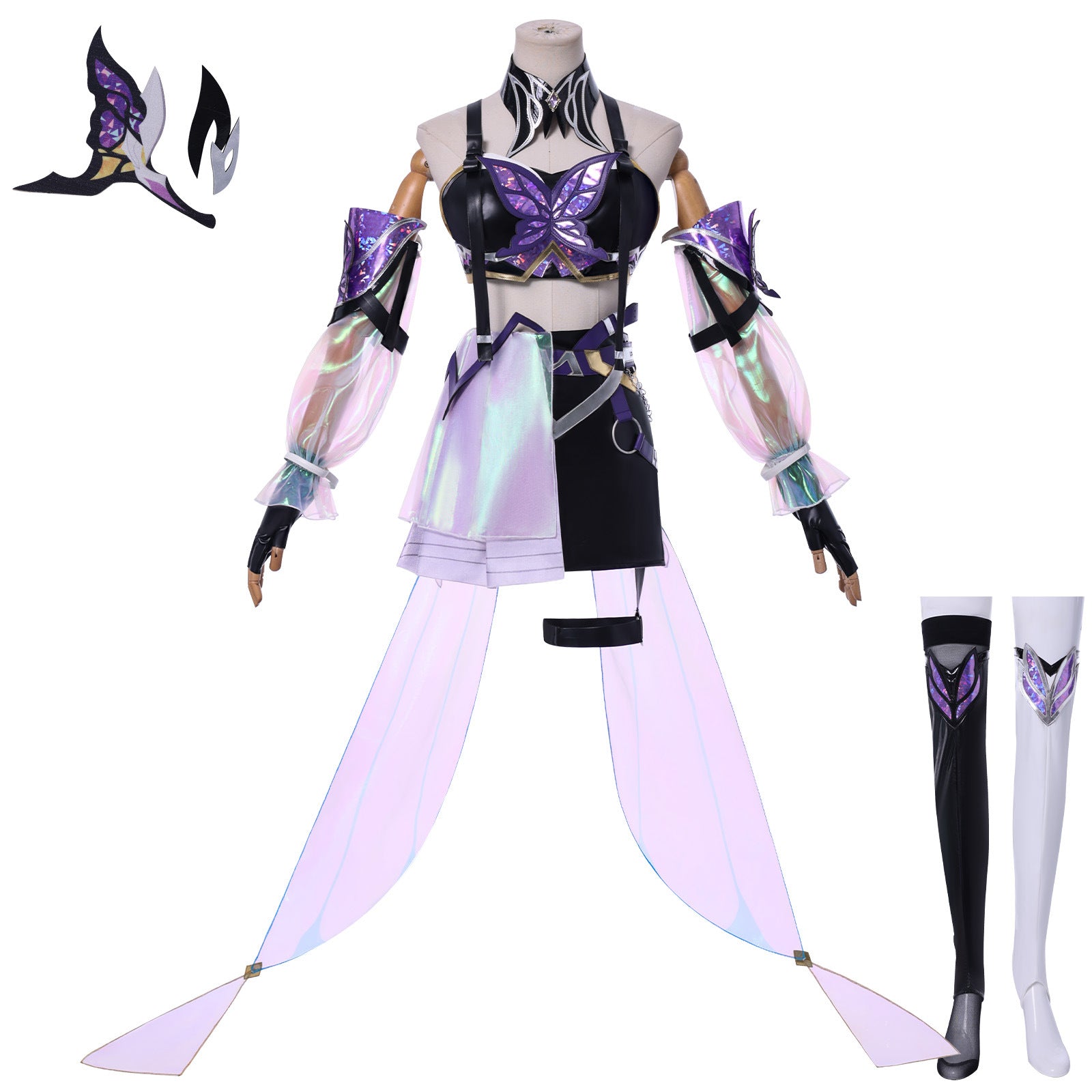 Honor of Kings Ake Source Dream Series Butterfly Cosplay Costumes
