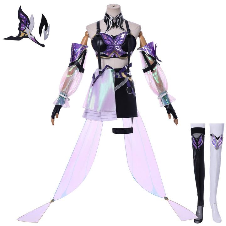 Honor of Kings Ake Source Dream Series Butterfly Cosplay Costumes