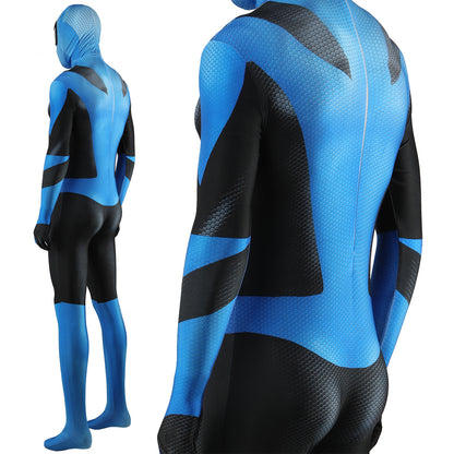 the blue lantern spider man jumpsuits cosplay costume kids adult halloween bodysuit